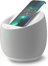 Belkin SoundForm Elite Hi-Fi Smart Speaker + Wireless Charger, Qi, White - £83.38 GBP