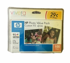 Genuine HP 95 Photo Value Pack Ink Cartridge Tri-Color Plus 100 Sheets E... - £6.95 GBP