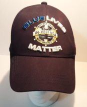 Blue Lives Matter Adjustable Back Hat In-vest USA - £13.29 GBP