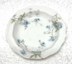 Antique Haviland Limoges Douglas Denver Colorado Blue Floral Butter Pat ... - $22.28