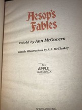 Vintage Scholastic Book Aesop&#39;s Fables Apple Classics 1963 - £4.05 GBP