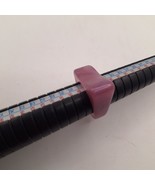 Thick acrylic pink ring sz 8 - €7,81 EUR
