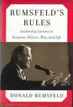 RUMSFELD&#39;S RULES (2013) Donald Rumsfeld SIGNED HC 1st Ed. - Leadership L... - £35.96 GBP