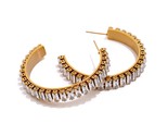 Ia stud earrings for women luxury fashion golden round earrings wedding engagement thumb155 crop