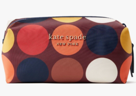 Kate Spade Everything Puffy Medium Cosmetic Case Multi Pouch K8911 NWT $68 FS - £35.55 GBP