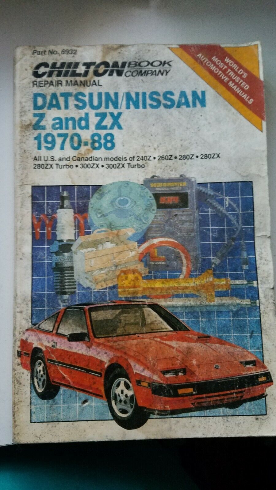 Primary image for 1970- 1988  Chilton's Datsun Datsun Nissan Z and ZX Repair Manual  #6932