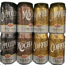 royal mills variety pack of 8 mocha, cappucino, iced coffee 11 oz each - $87.12