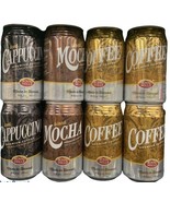 royal mills variety pack of 8 mocha, cappucino, iced coffee 11 oz each - £69.80 GBP