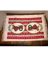 Nice Vintage Cannon HOLLY HOBBIE Christmas Kitchen Hand Towel &quot;Holiday W... - $14.97 CAD
