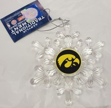 Iowa Hawkeyes Snowflake Ornament - NCAA - $12.60