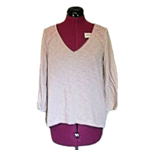 American Eagle Outfitters Top Multicolor Women V Neck  Long Sleeve Size ... - $14.85