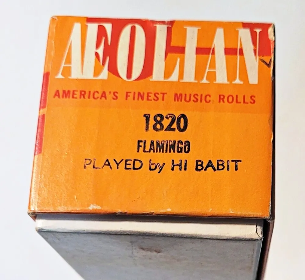 Flamingo Played by Hi Babit Aeolian Piano Roll - $8.95
