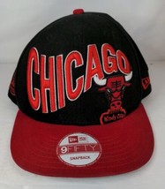 Chicago Bulls SPELLOUT Windy City Snapback Hat NBA New Era Hardwood Clas... - £14.93 GBP