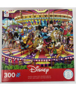 Disney 300 Piece Jigsaw Puzzle - All Disney Characters on Carousel Large... - $24.22 CAD