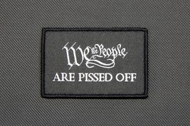WE THE PEOPLE ARE PISSED Woven Morale Patch Trump Release Epstein Files - $167.20 MXN