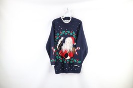 Vtg 90s Design Options Philip Jane Gordon Womens S Santa Claus Christmas Sweater - $98.95