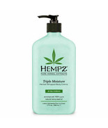 Hempz TRIPLE MOISTURE Herbal Whipped Body Lotion Creme 17oz - £16.62 GBP