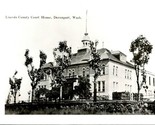 Vtg Postcard RPPC 1940s Davenport Washington WA - Lincoln County Courtho... - $15.10