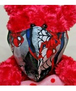 Spiderman Webs MASK Red Lined Native American Seminole HandMade Child 8&quot;... - £17.19 GBP