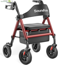 Rollator Walkers for Seniors with Seat, Foldable Lightweight Rolling Wal... - $281.69