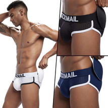 Enhancing Mens Underwear Breath Comft Bulge Padded Cup Butt Lifter Boxer... - £8.79 GBP+