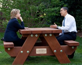 President Barack Obama meets with Secretary of State Hillary Clinton Pho... - $8.99