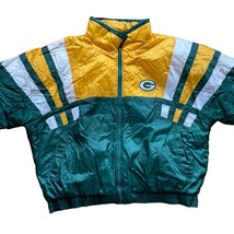 Vintage Game Day Mens Coat XXL Green Bay Packers Zip Pockets - £24.48 GBP