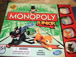 Monopoly Junior Game  - Board Game - $12.00