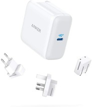 USB C Charger, Anker 65W PIQ 3.0 Type-C Charger, PowerPort III 65W, with US/UK/E - £44.72 GBP