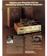 1978 Panasonic Systems 5000 Stereo Print Ad SE-5508 SE-5808 8.5&quot; x 11&quot; - $20.27