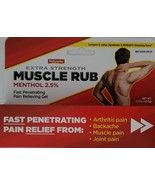 Muscle Rub Extra Strength Pain Relieving Gel Menthol 2.5% 1.5 oz Tube - £2.72 GBP