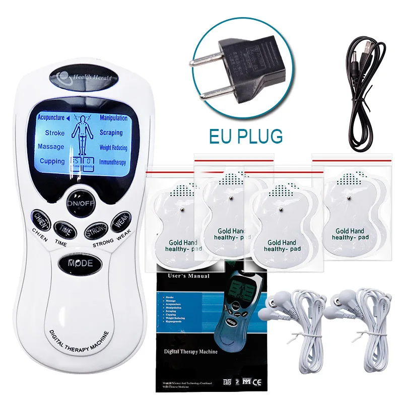 8 Mode EMS Electric Herald Tens Machine Acupuncture Body Mage Muscle Stimulator  - $93.22