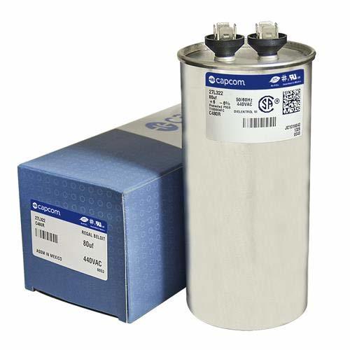 Trane Cpt01074 / Cpt-1074 - 80 Uf Mfd X 440 Vac Genteq Replacement Capac... - $40.93
