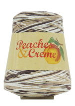 Peaches &amp; Creme Cotton Yarn, 14 Oz. Cone, Chocolate Milk - Brown, Tan, W... - £15.01 GBP