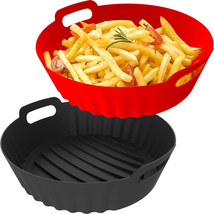 Seropy Silicone Air Fryer Liners Reusable Airfryer Liners 2 Pack 3-5 QT ... - $10.57