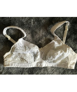 PLAYTEX 18 HOUR Vintage 40B USA Made Womens Wirefree Lace Overlay Bra  - $587.94 MXN