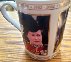Queen Elizabeth Golden Jubillee Coffee Mug 1952-2002 - $19.08