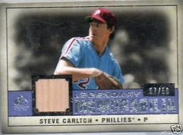08 SP Legendary Cuts Bat Card Steve Carlton  07/50  - $7.98