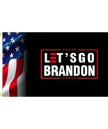6X10 FT American Flag Let&#39;s Go Brandon Flag FJB Biden TRUMP MADE USA 100... - £80.25 GBP
