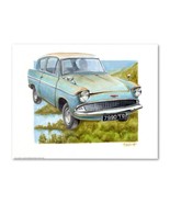 Signed HARRY POTTER Ford Anglia Poster Print Wall Art 11x14 Unframed - $33.39 CAD