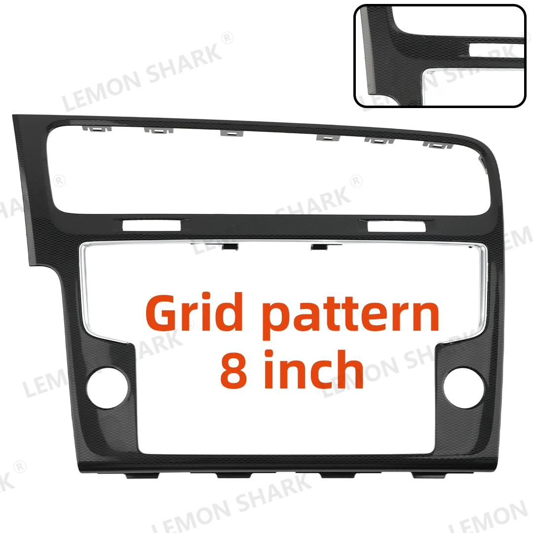 Piano Black 8 inch Radio Frame for VW Golf 7 7.5 MK7 MK7.5 Inner Accessory Trim - £66.37 GBP+