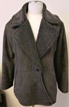 Leather Jacket by Wilsons Leather Sz.M Gray - £31.36 GBP