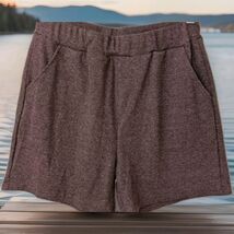 ECDAHICC Women's High Wasited Biker Shorts Ribbed Knitted SZ Large - $13.85