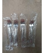 New Oneida AMERICAN HARMONY Set of 4 Salad Forks Stainless Flatware - £14.80 GBP