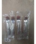 New Oneida AMERICAN HARMONY Set of 4 Salad Forks Stainless Flatware - $25.93 CAD