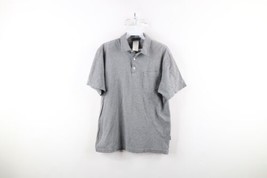 Vintage Patagonia Mens Small Spell Out Short Sleeve Collared Polo Shirt Gray - £27.33 GBP