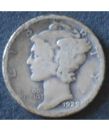 1929-P Mercury Silver Dime. - £2.56 GBP