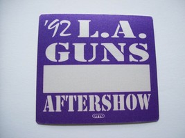 L.A. Guns BackStage Pass Original 1992 Hard Rock Heavy Metal Music Gift ... - $12.83