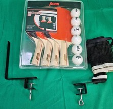 New Penn Table Tennis Ping Pong Set With Net And Brackets 4 Player Set Up - £16.63 GBP
