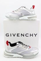 Authenticity Guarantee 
NIB Givenchy GIV 1 Mens Metallic Silver Leather ... - $475.00